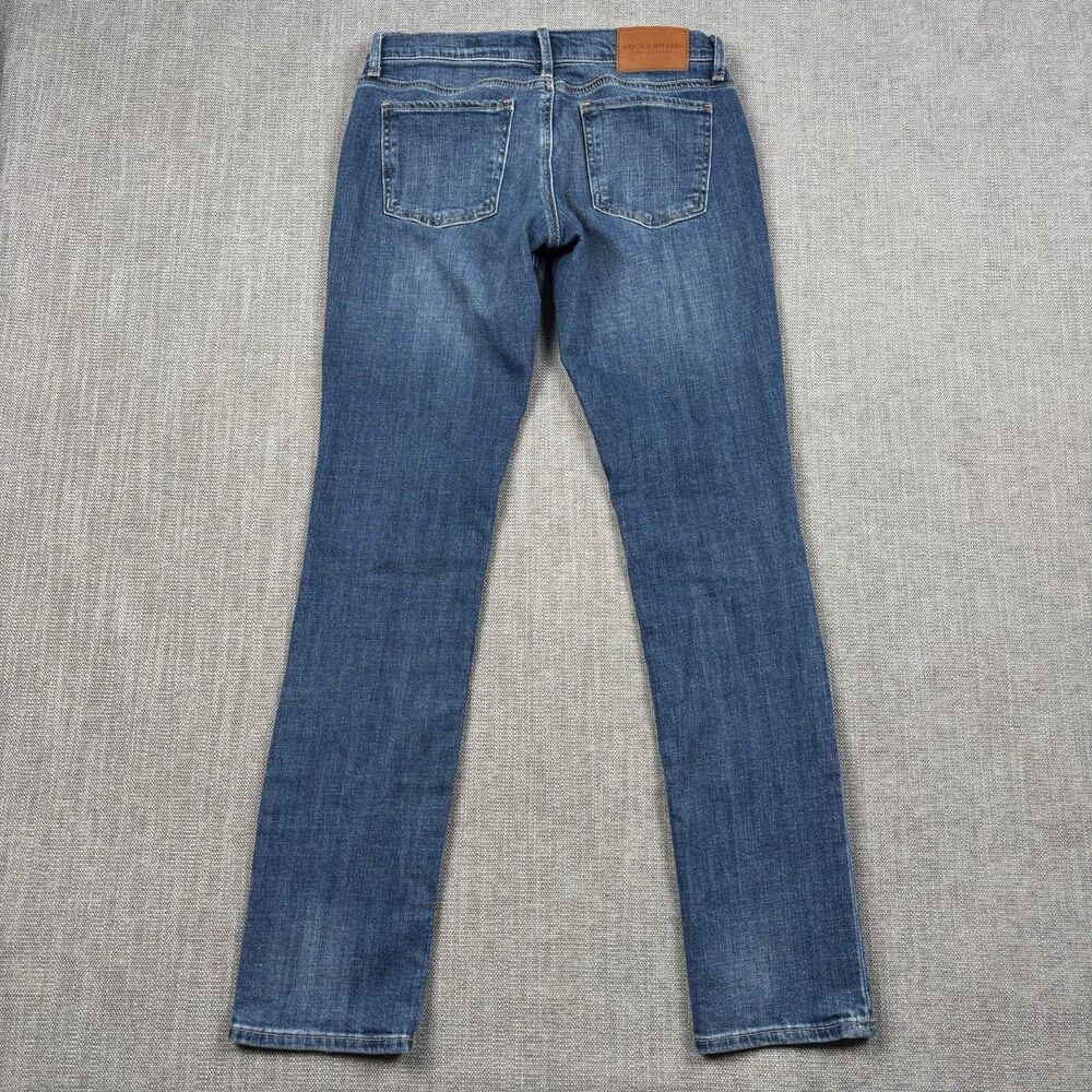 Lucky Brand Mid Rise Sweet Straight Jeans Medium Wash Blue 2/26 Regular Denim - Picture 2 of 11